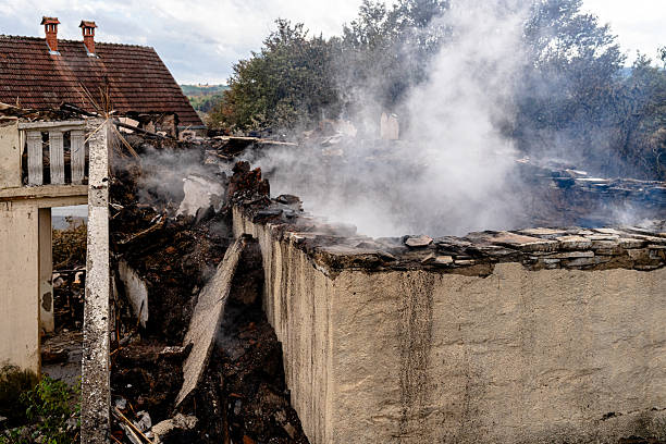 Professional Soot Cleanup technician working in Englewood, NJ